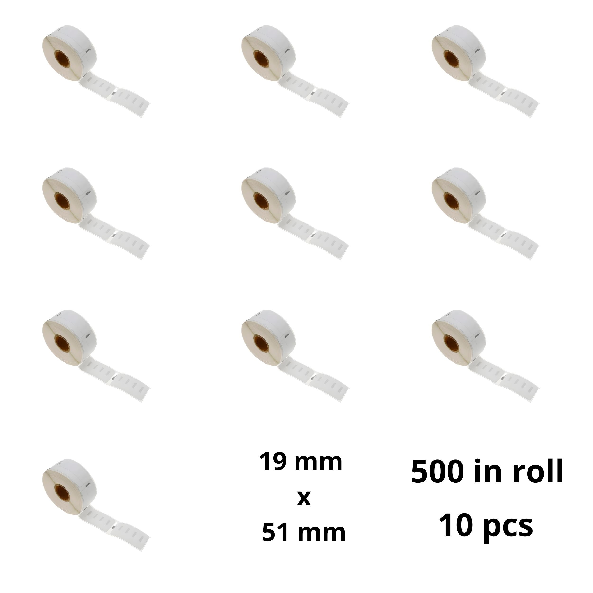 dymo-11355-s0722550-label-roll-dore-compatible-set-10-pcs-removable