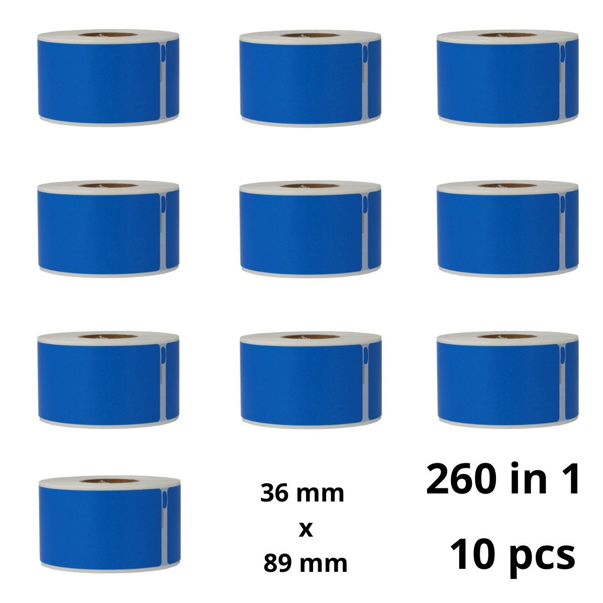 dymo-99012-blue-s0722400-label-roll-dore-compatible-set-10-pcs